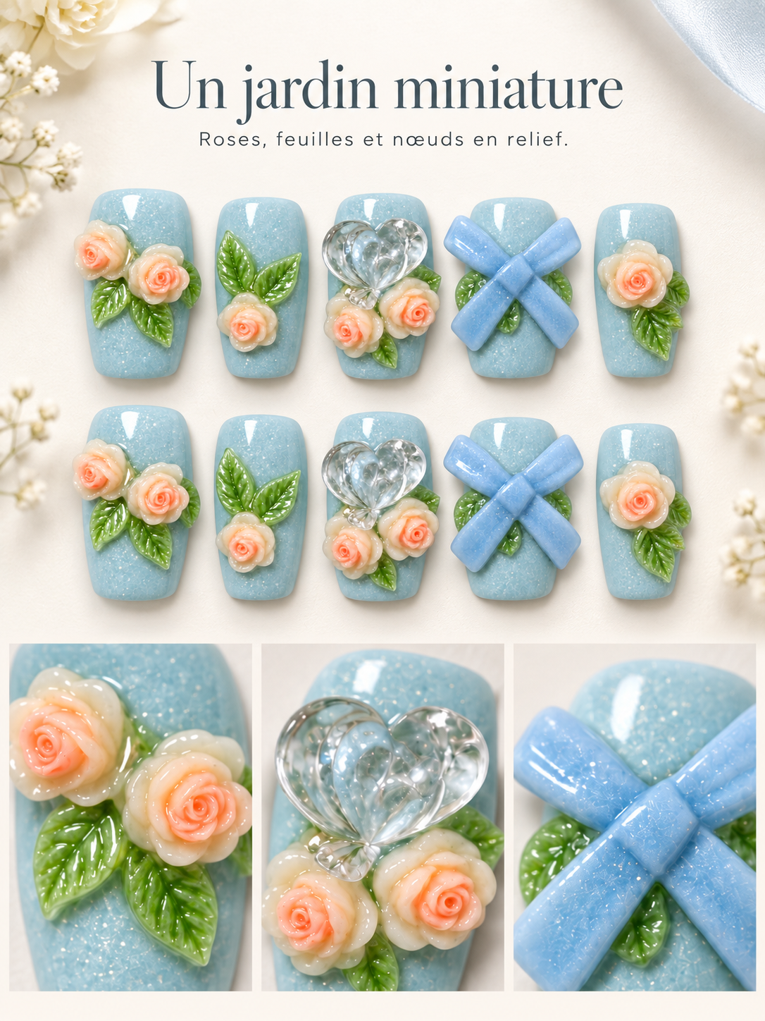 Rosée pastel — Détails décoratifs