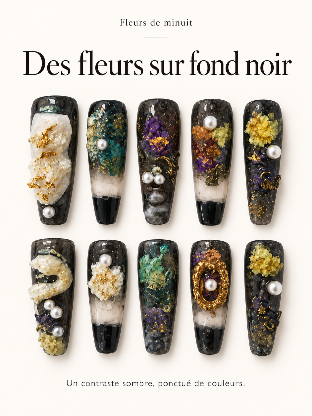 Fleurs de minuit — 午夜繁花: Détails 01_款式介绍