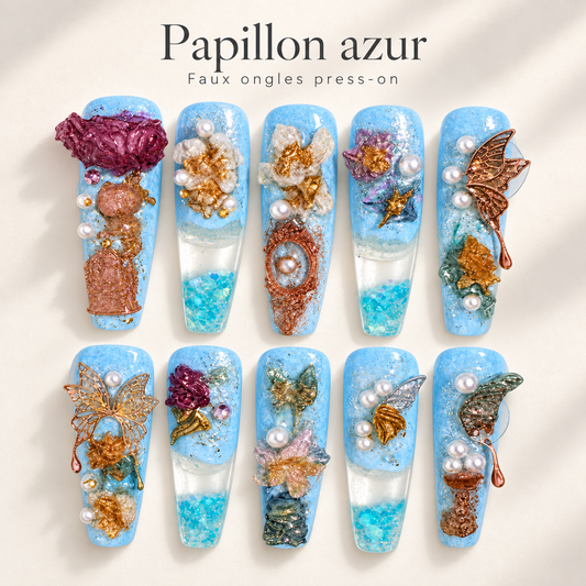 Papillon azur — 蔚蓝蝴蝶: Visuel principal_主图