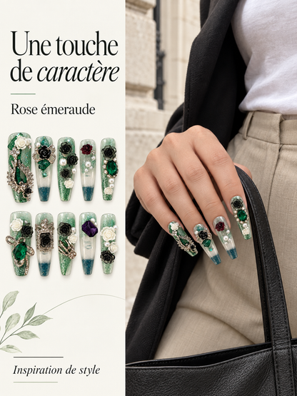 Rose émeraude — 祖母绿玫瑰: Détails 04_日常穿搭