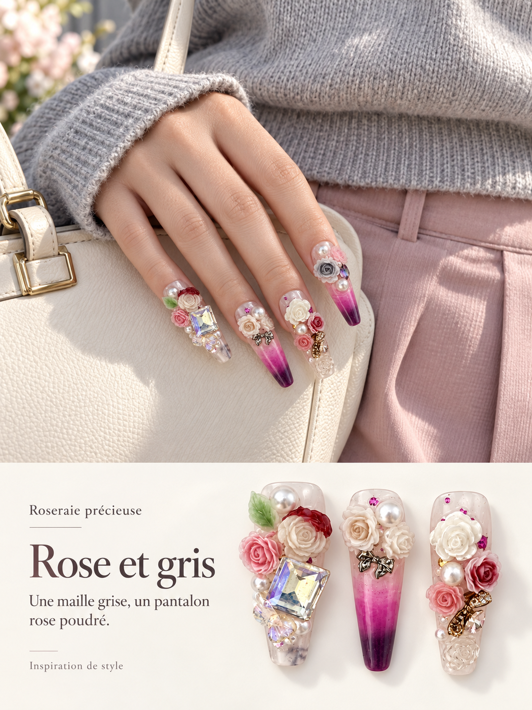 Roseraie précieuse — 珍美玫瑰园: Détails 03_日常穿搭