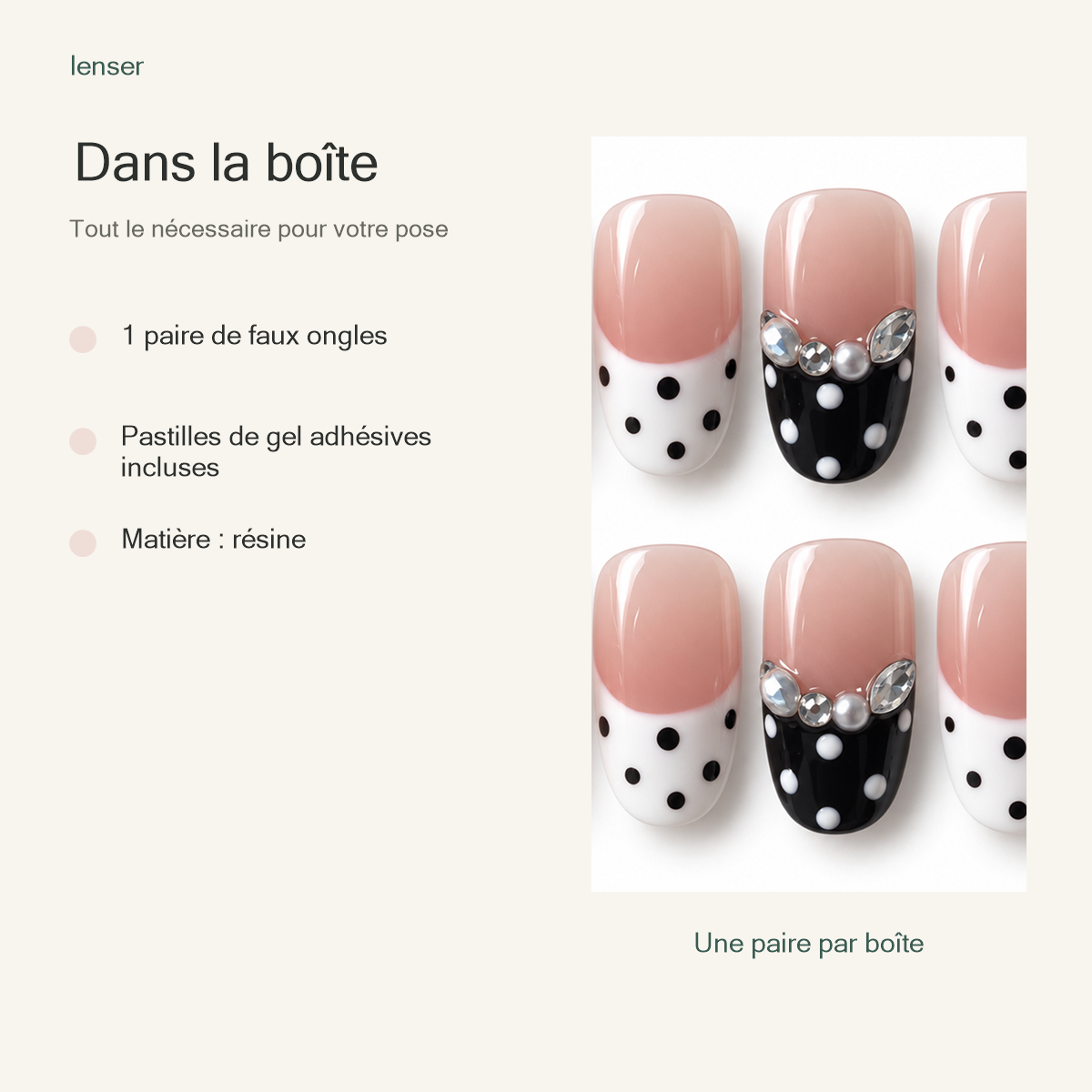 Bal des Pois — contenu de la boîte