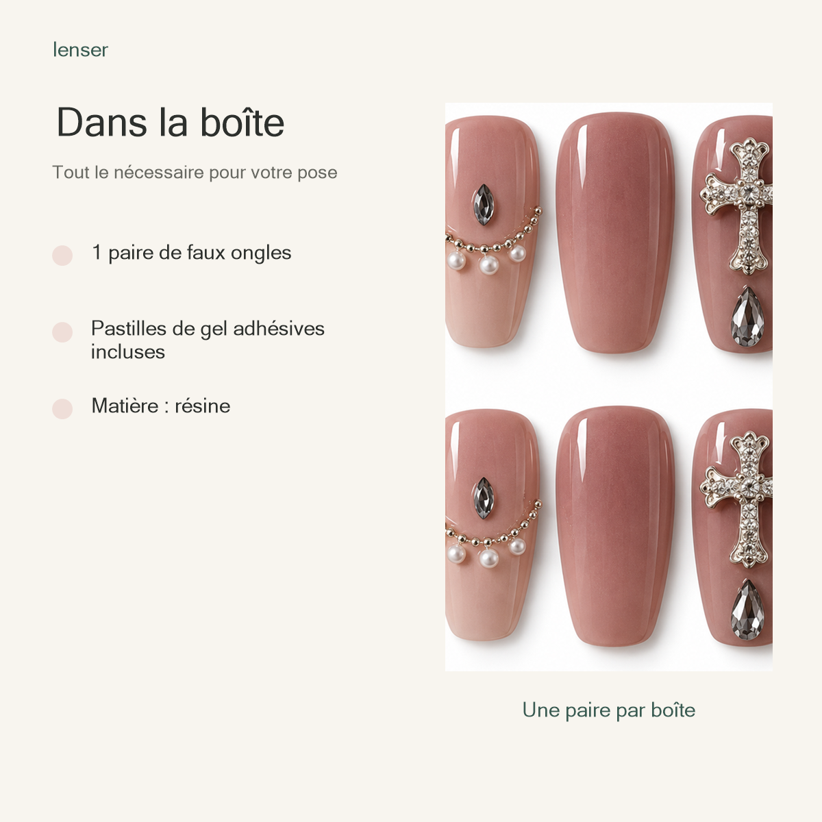 Croix Ancienne — contenu de la boîte