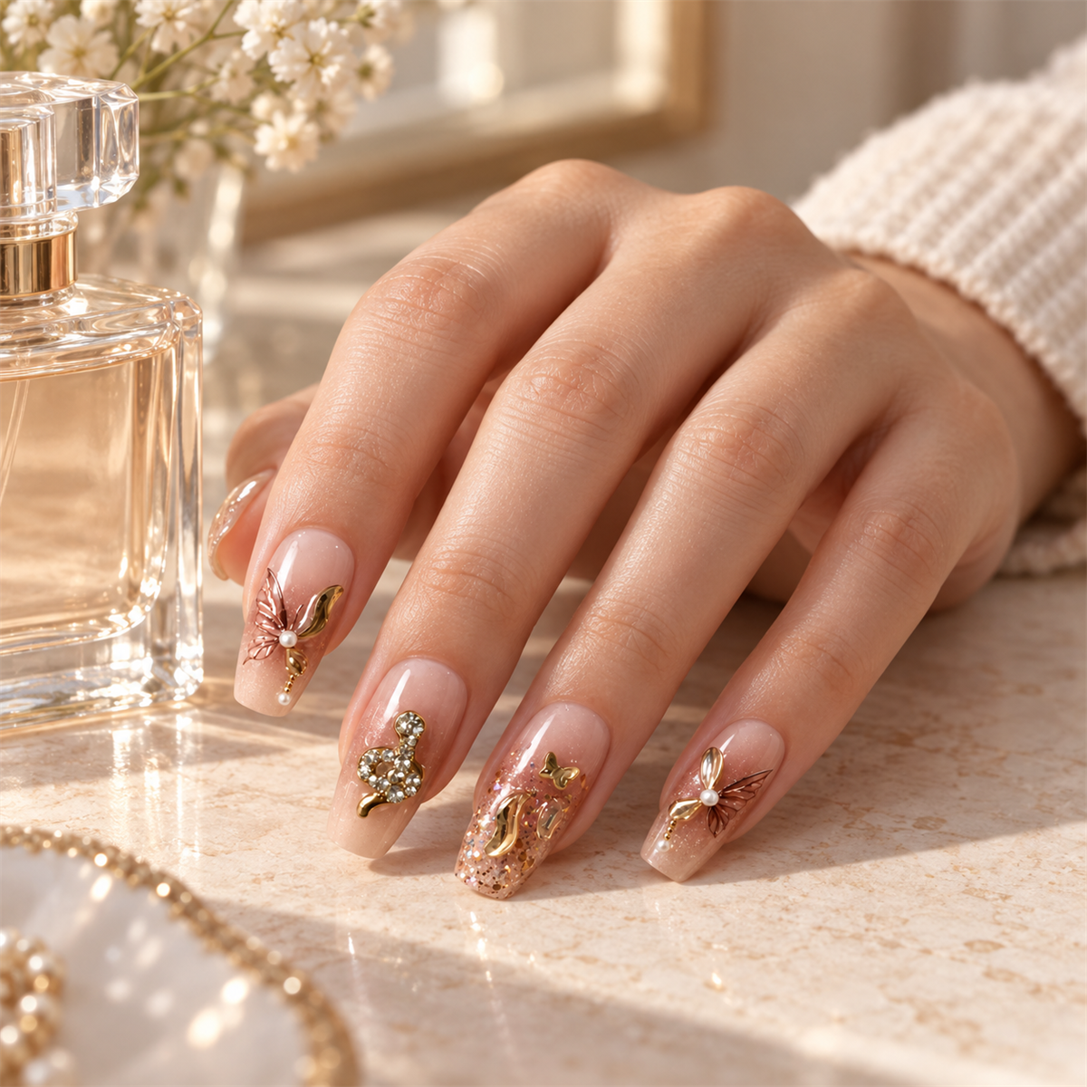Envol Cuivré — scène de vie à la coiffeuse