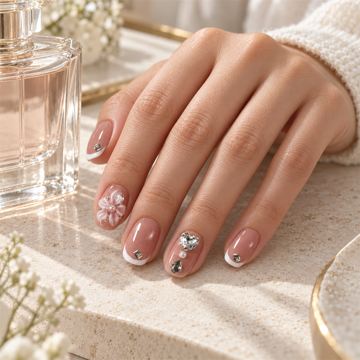 Fleur de Nacre — scène de vie à la coiffeuse