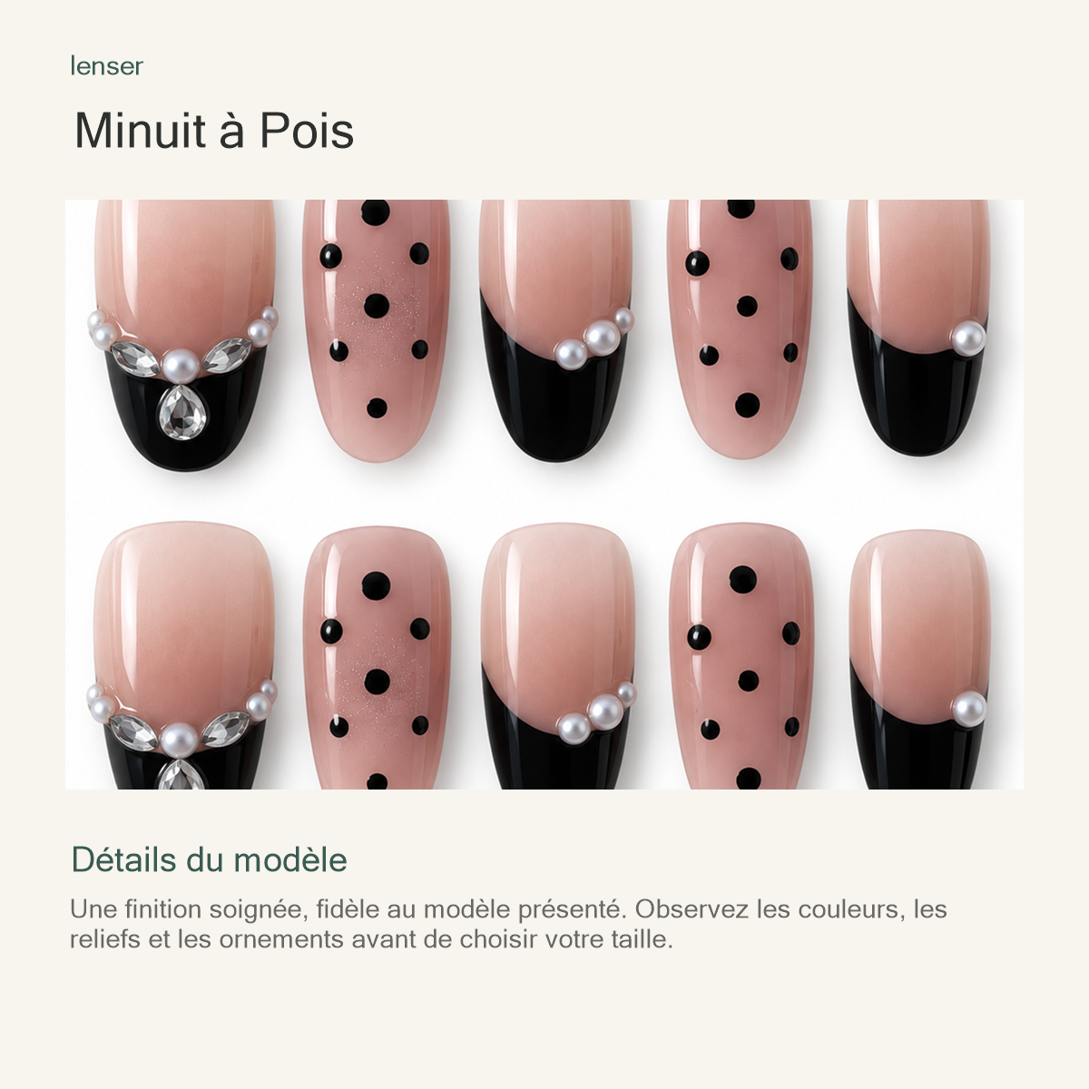Minuit à Pois — présentation des détails