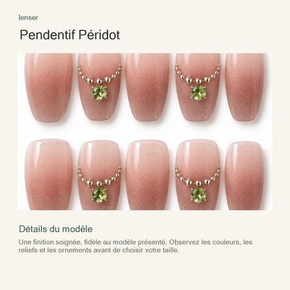 Pendentif Péridot — présentation des détails