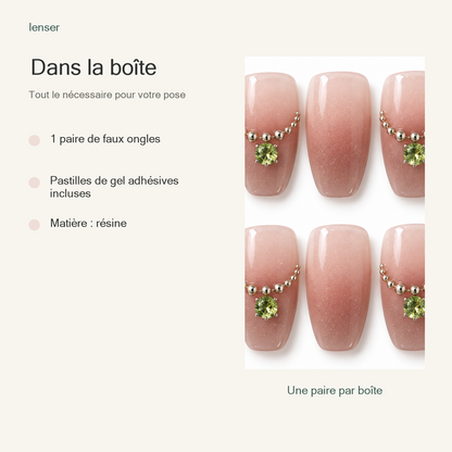 Pendentif Péridot — contenu de la boîte