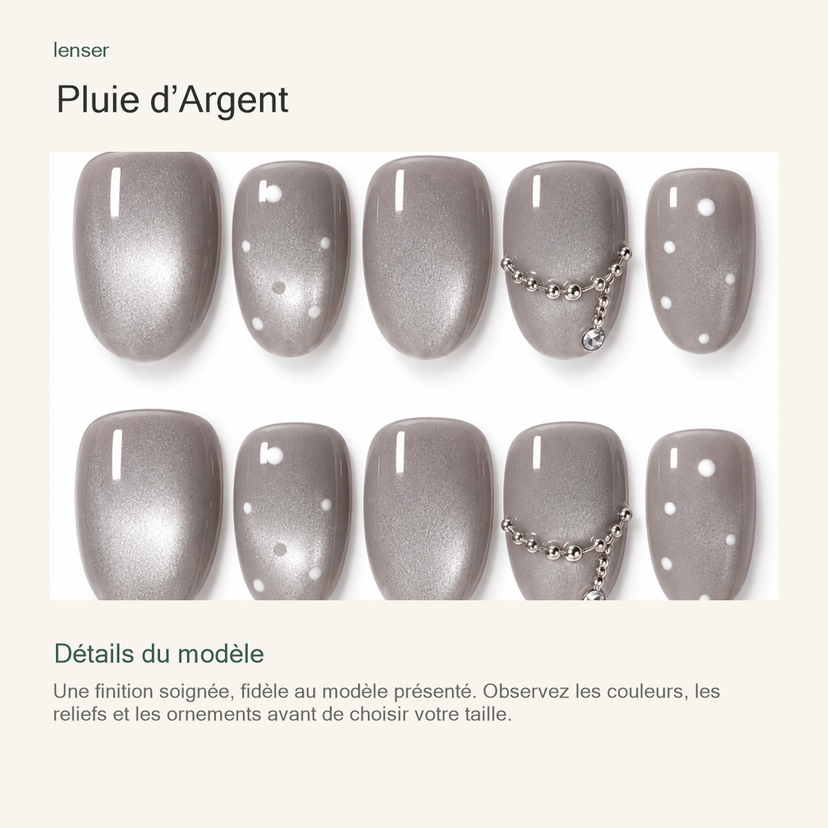Pluie d’Argent — présentation des détails