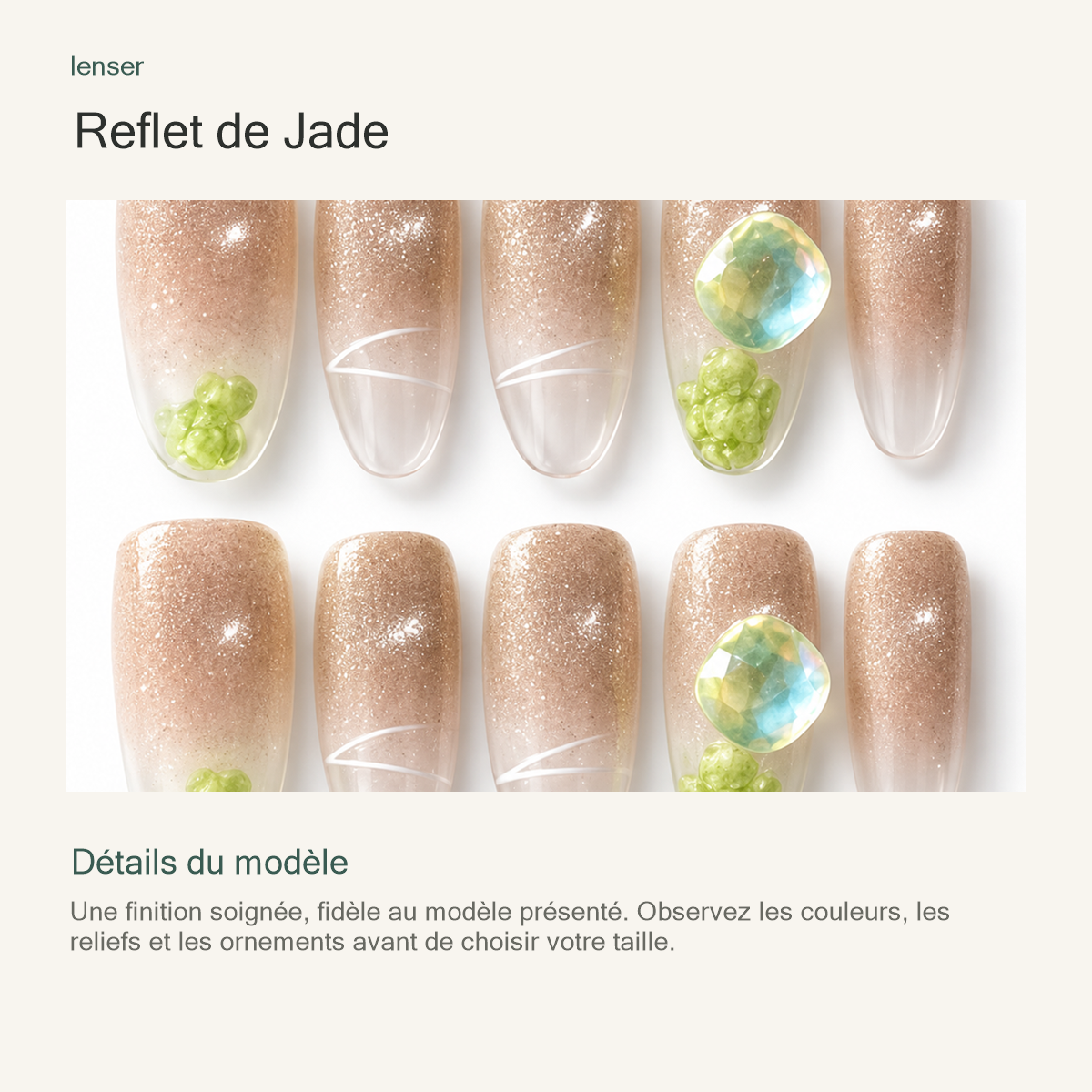 Reflet de Jade — présentation des détails