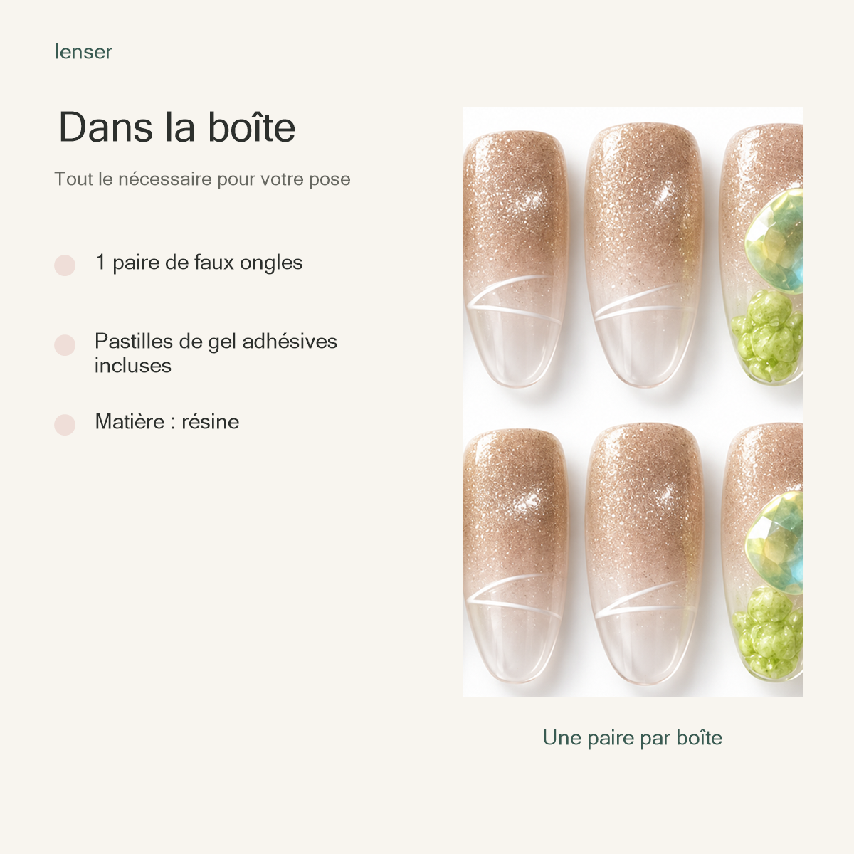 Reflet de Jade — contenu de la boîte
