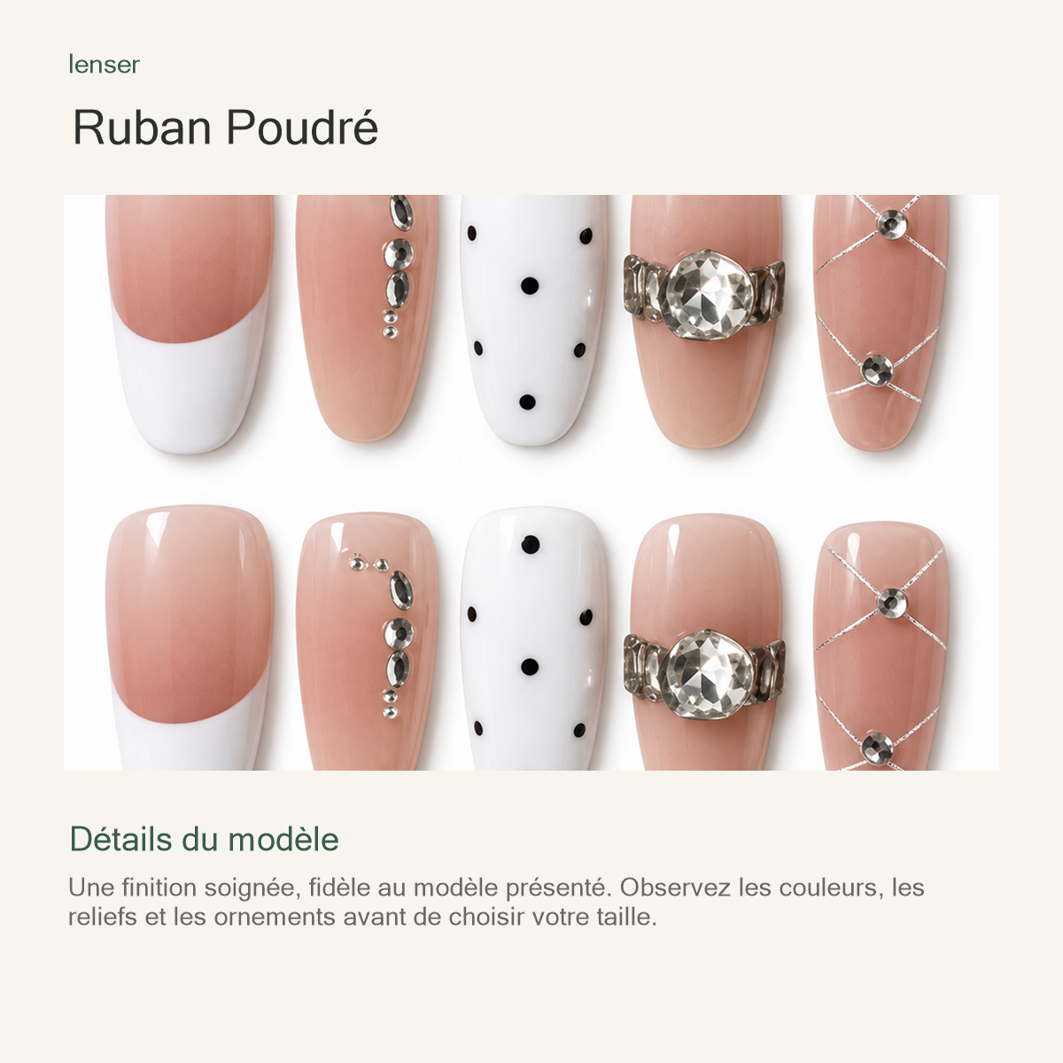 Ruban Poudré — présentation des détails